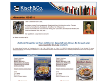Tablet Screenshot of newsletter-kisch.de